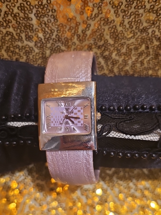 Jewelry - Square Face Watch Purple And Silver